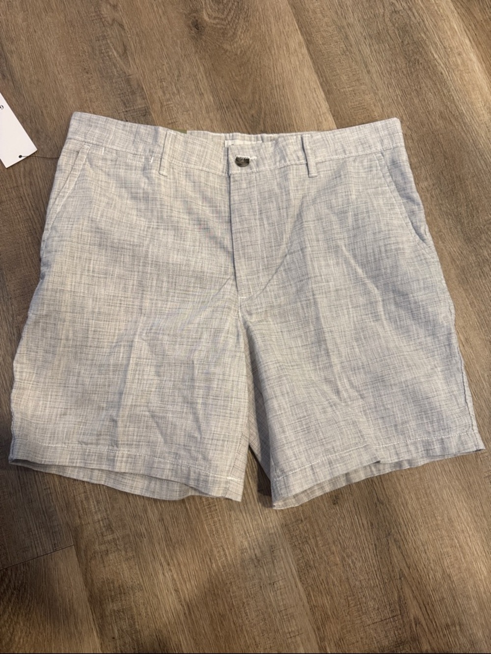 Men's Light Gray Flat-Front Casual Shorts Goodfellow & Co
